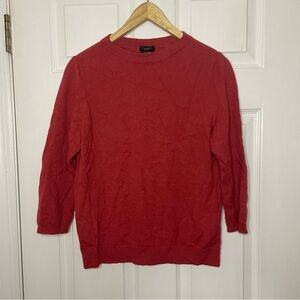 Talbots Orange Cashmere Sweater